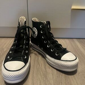 Converse Leather Hightop and Platform